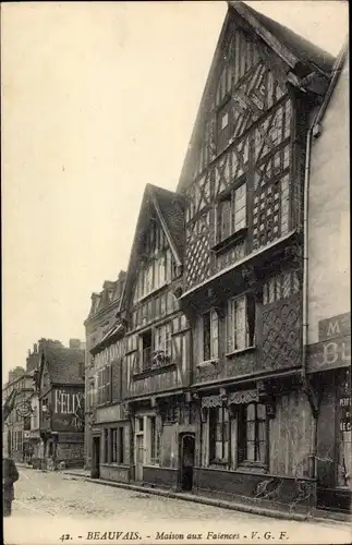 Ak Beauvais Oise, Steinguthaus