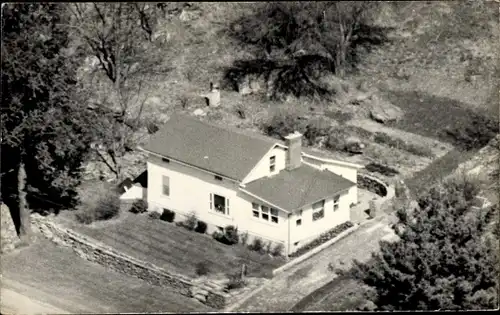 Foto Ak Rochester New York USA?, Wohnhaus, Luftbild