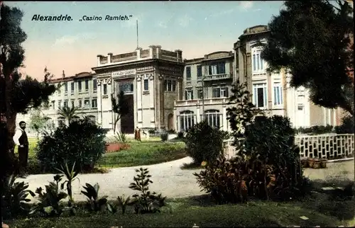 Ak Alexandria Ägypten, Casino Ramleh