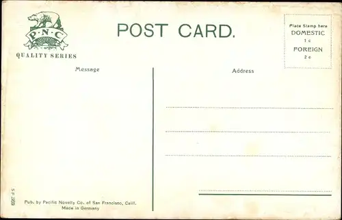 Ak San Francisco Kalifornien USA, Freiwilligenstatue