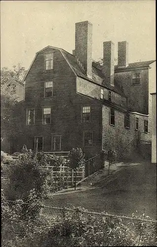 Ak Marblehead Massachusetts USA, King Hooper Mansion