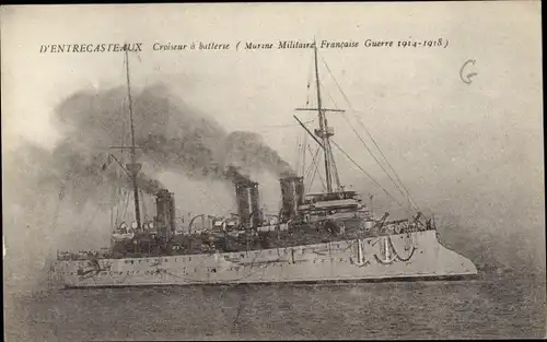 Ak Französisches Kriegsschiff, D'Entrecasteaux
