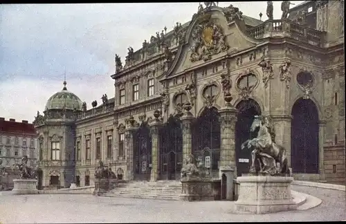 Ak Wien 3 Landstraße, Schloss Belvedere