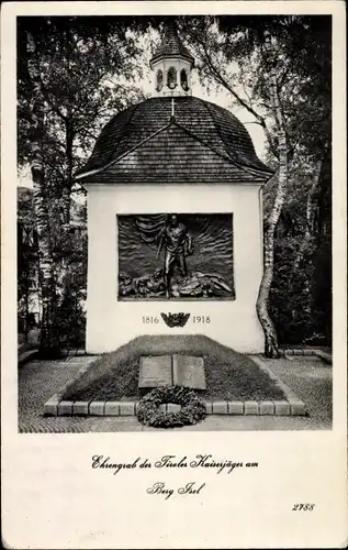 Ak Tirol, Berg Isel, Ehrengrab der Tiroler Kaiserjäger