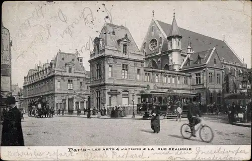 Ak Paris, Les arts 6 metiers, La rue Reaumur