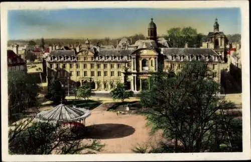 Ak Caen Calvados, Hotel de Ville, Place de la Republique