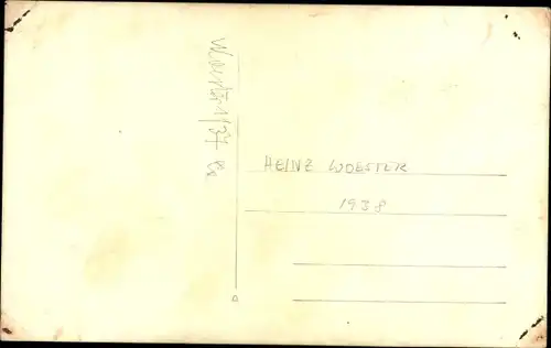 Ak Schauspieler und Regisseur Heinz Woester, Portrait, Autogramm