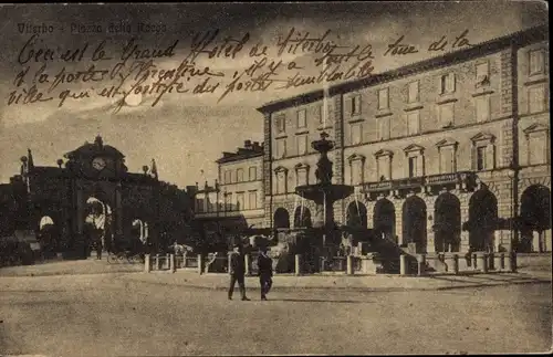 Ak Viterbo Lazio, Piazza della Rocca