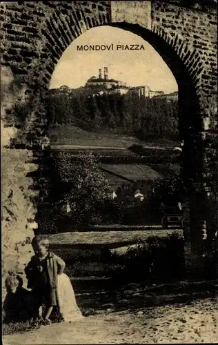 Ak Mondovi Cuneo Piemonte, Piazza