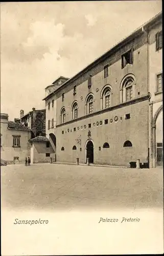 Ak Sansepolcro Toskana, Palazzo Pretorio