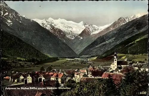 Ak Fulpmes in Tirol, Panorama, Stubaital, Stubaier Gletscher