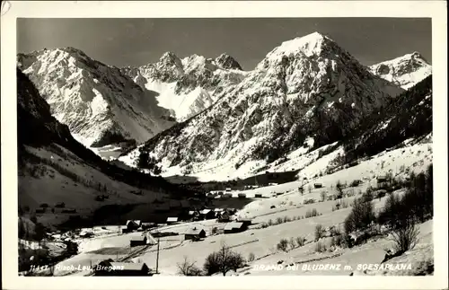 Ak Brand in Vorarlberg, Panorama, Scesaplana, Winter