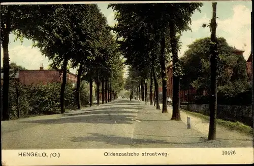 Ak Hengelo Overijssel Niederlande, Oldenzaalsche straatweg