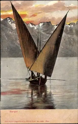 Ak Lac Leman, Boot, Berge