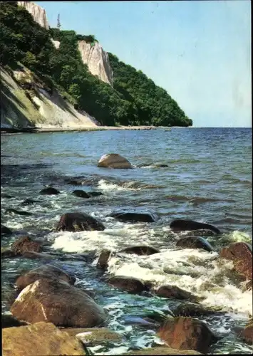 Ak Stubbenkammer Sassnitz auf Rügen, Königstuhl