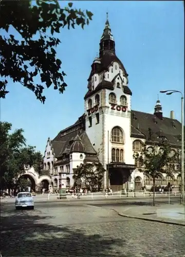 Ak Leipzig in Sachsen, Kongresshalle, Zoo