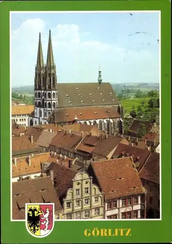 Ak Görlitz in der Lausitz, Altstadt mit Vogtshof, Peterskirche