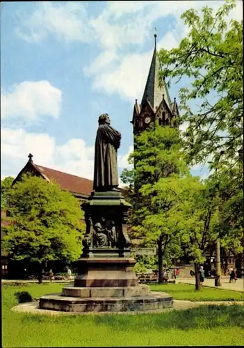 Ak Lutherstadt Eisenach in Thüringen, Luther-Denkmal