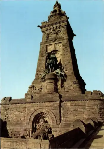Ak Steinthaleben Kyffhäuserland in Thüringen, Kyffhäuser, Kaiser Wilhelm Denkmal, Barbarossa