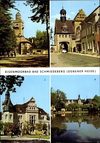 Ak Bad Schmiedeberg in der Dübener Heide, Kurhaus, Aussichtsturm Schöne Aussicht, Au-Tor