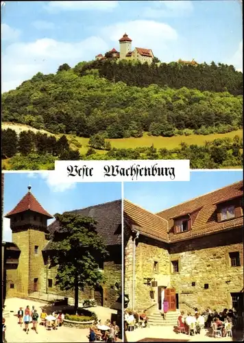 Ak Holzhausen in Thüringen, Veste Wachsenburg, Gesamtansicht, Innenhof