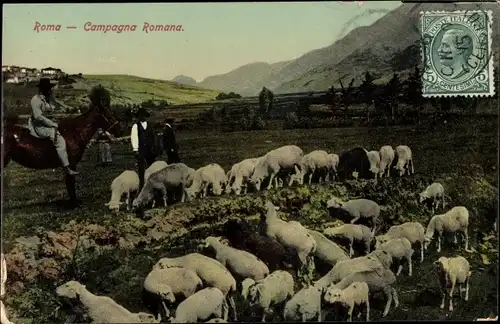 Ak Roma Rom Lazio, Campagna Romana