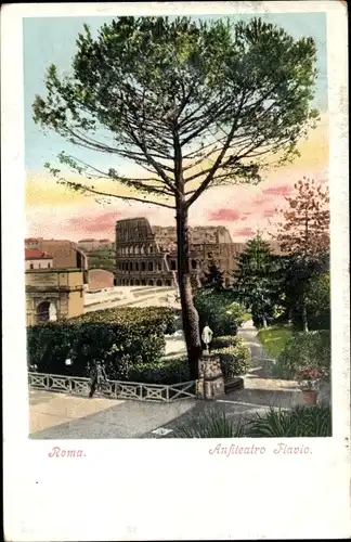 Ak Roma Rom Lazio, Amphitheater Flavio