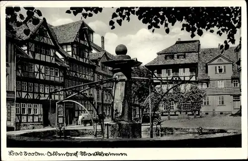 Ak Bad Sooden Allendorf an der Werra Hessen, Marktbrunnen