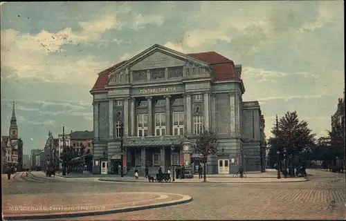 Ak Magdeburg an der Elbe, Zentraltheater