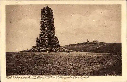 Ak Feldberg im Schwarzwald, Bismarck-Denkmal