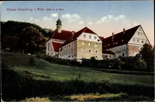 Ak Bischofsheim an der Rhön in Unterfranken, Kloster Kreuzberg