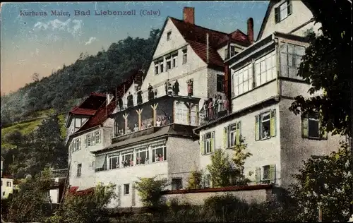 Ak Bad Liebenzell im Schwarzwald, Kurhaus Maier