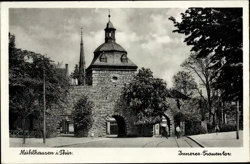 Ak Mühlhausen in Thüringen, Inneres Frauentor