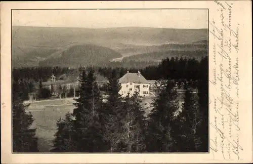 Ak Auerbach im Vogtland Sachsen, Hotel Zöbischhaus