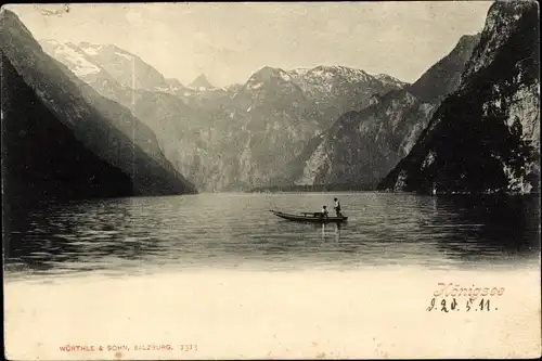 Ak Königsee Königssee Oberbayern, Panorama