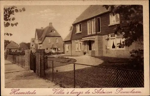 Ak Heemstede Nordholland Niederlande, Villen entlang der Adrian-Pauwlaan