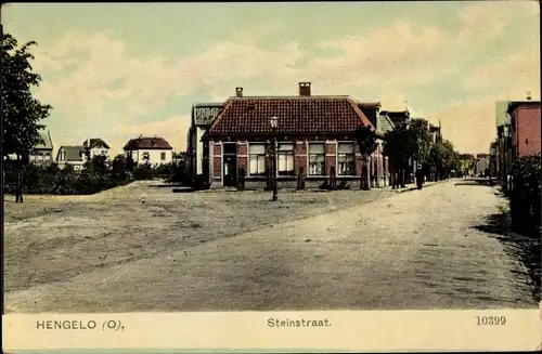 Ak Hengelo Overijssel Niederlande, Steinstraat