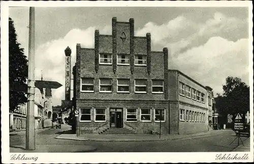 Ak Schleswig a. d. Schlei, Schleihalle