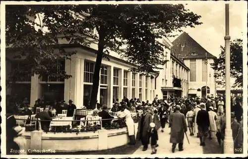 Ak Sopot Gdańsk Zoppot Danzig, Kurhauskaffee