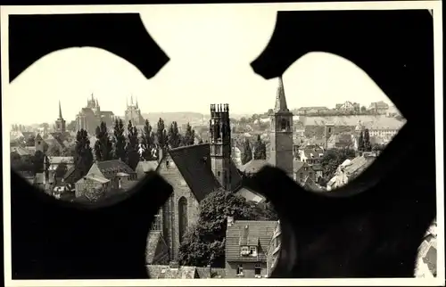 Foto Ak Erfurt in Thüringen, Kirche, Stadtansicht