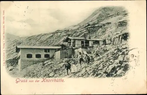 Ak Garmisch Partenkirchen in Oberbayern, Knorrhütte