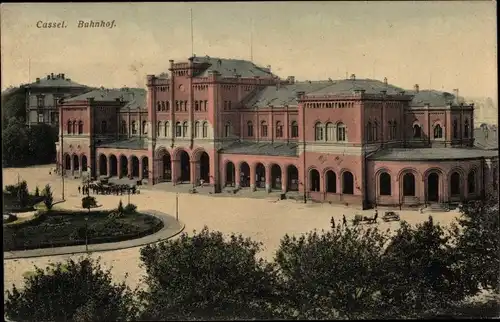 Ak Kassel in Hessen, Bahnhof