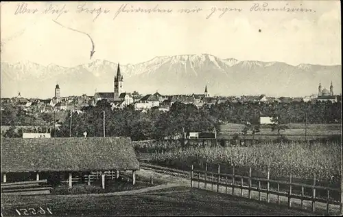 Ak Sibiu Nagyszeben Hermannstadt Rumänien, Totalansicht