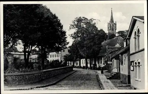 Ak Feldberg in Mecklenburg, Fürstenbergerstraße