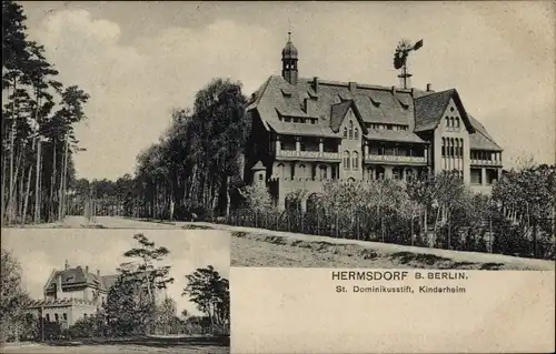 Ak Berlin Reinickendorf Hermsdorf, St. Dominikusstift, Kinderheim