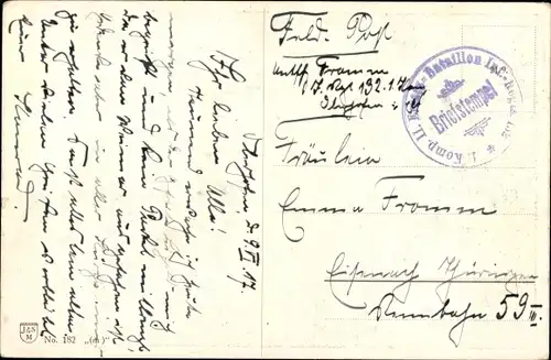 Passepartout Künstler Ak General Max von Gallwitz, Portrait