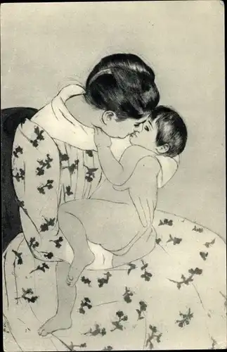 Ak Mutter mit Baby auf dem Arm, Comite National de l'Enfance, Concours 1953