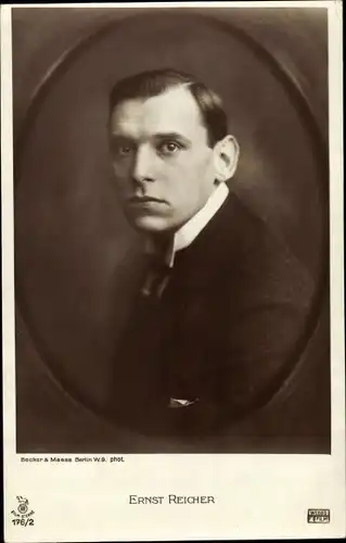 Ak Schauspieler Ernst Reicher, Portrait