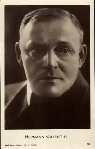 Ak Schauspieler Hermann Vallentin, Portrait