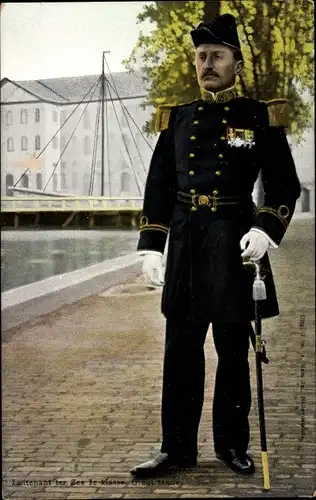 Ak Unsere Armee und Marine, Ränge und Grade, Leutnant ter Zee